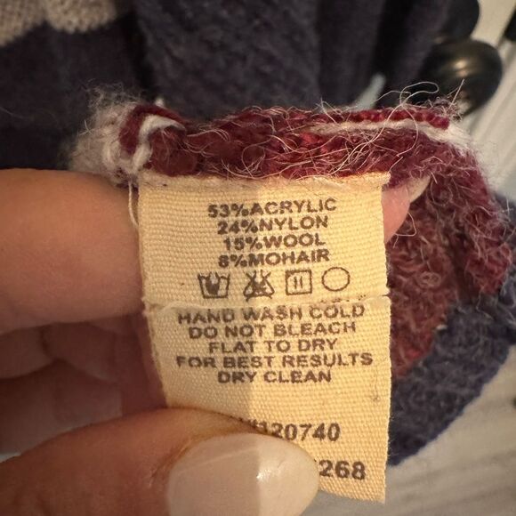 Mystree By Anthropology Small Mohair Wool Cozy Longline Open Front Cardigan - Picture 7 of 7